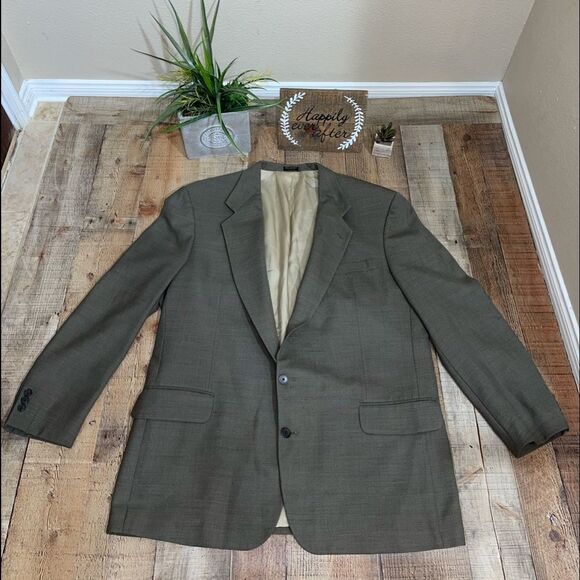 Oscar de la renta mens suit jacket coat 48L - Picture 6 of 13